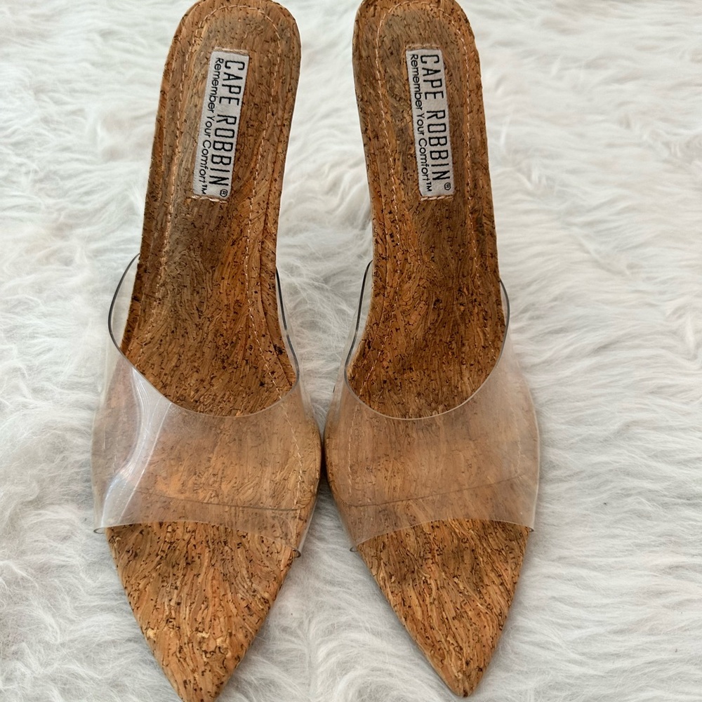 CapeRobbin Clear Heels
